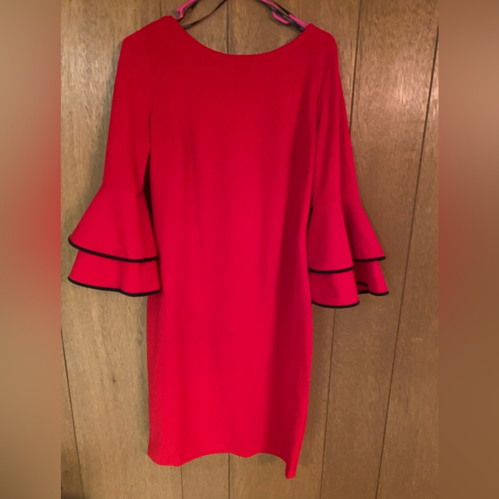 Calvin size 12 gorgeous red dress